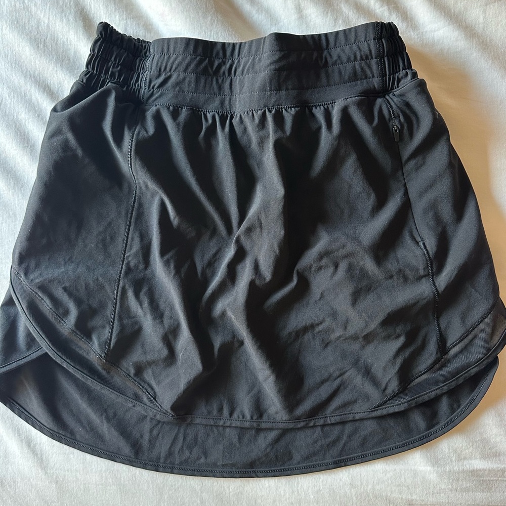 Lululemon Hotty Hot High Rise Skirt Black 🖤